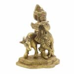 BR COW KRISHNA PLAYING FLUTE - Image 3