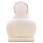 White statue with golden accents