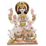 Colorful statue of a deity