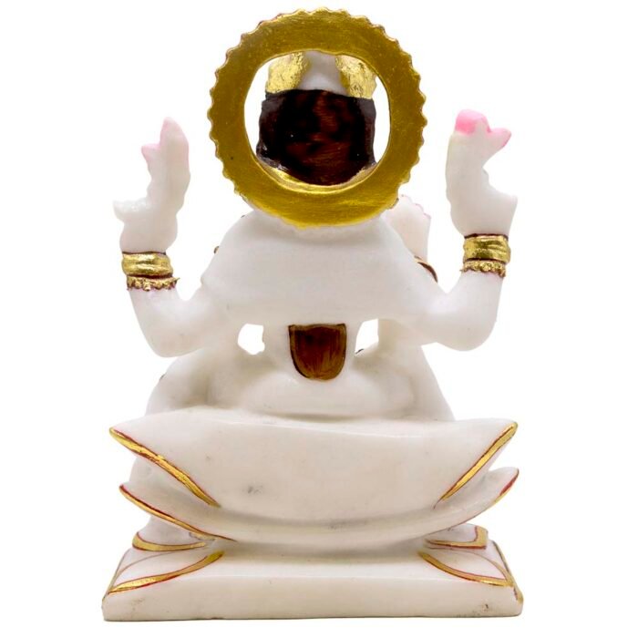 Statue of a deity with halo
