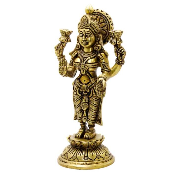 BR LOTUS STANDING LAXMI - Image 2