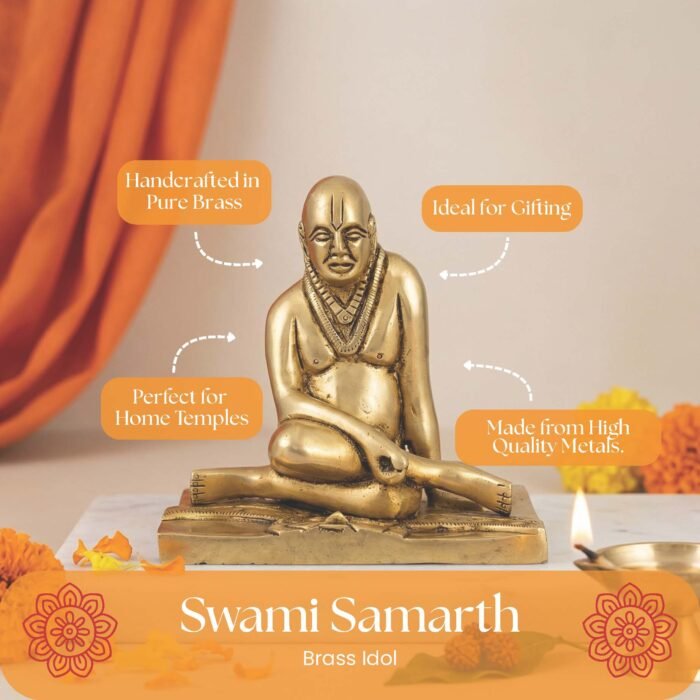 BRASS SWAMI SAMARTH - Image 2