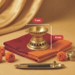 BRASS SINGLE FACE FINE DIYA - Image 3