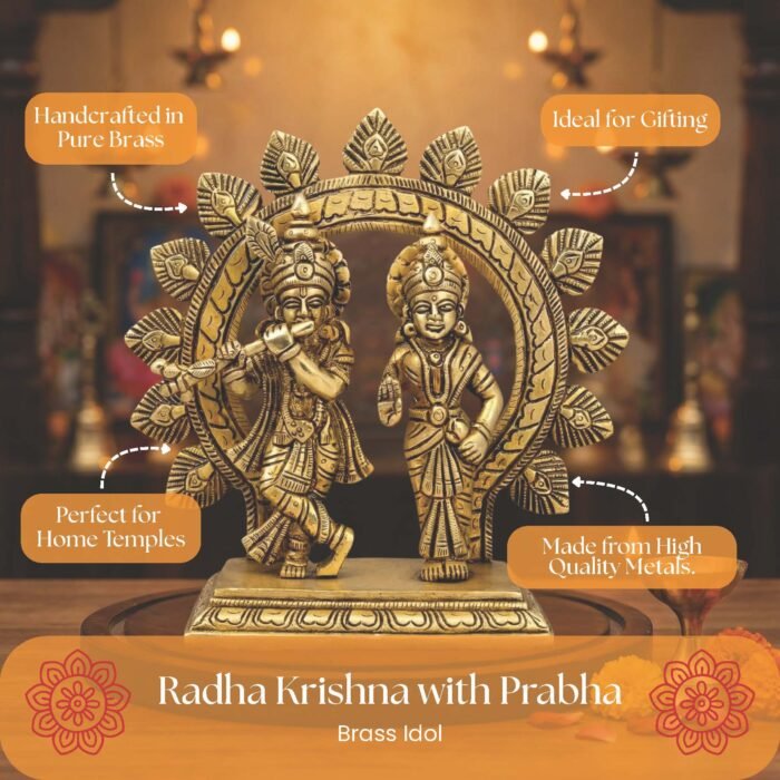 BR VR RADHA KRISHNA WITH PRABHA - Image 2