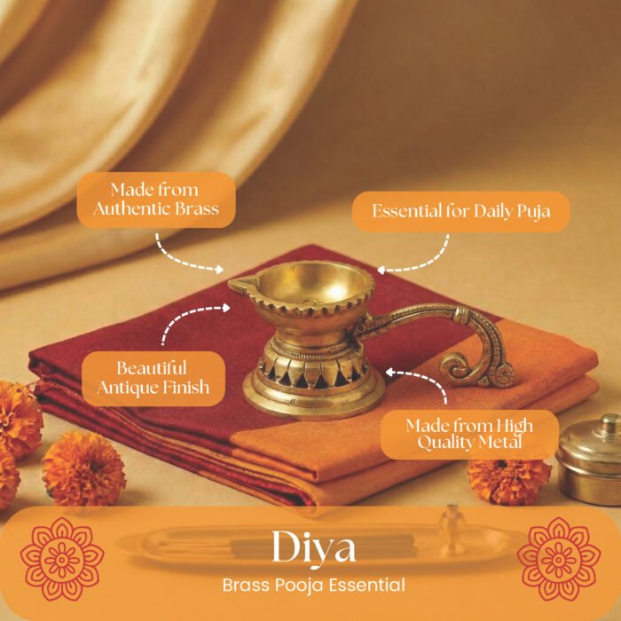 BR DIYA WITH HANDLE - Image 2