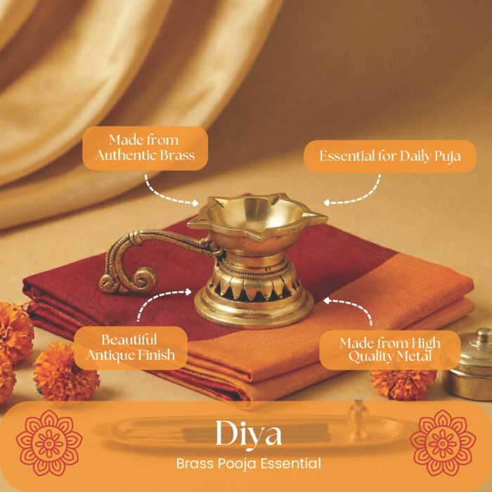 BR DIYA WITH HANDLE - Image 6