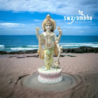 #Swayambhu #SwayambhuMumbai #newarrival #shoponline #vishnuji #marbleidol #handicrafts #homedecor #templeidol