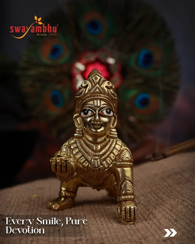 From the playful innocence of Bal Gopal to the serene grace of Lord Krishna, each handcrafted murti carries the charm, blessings, and devotion that make Janmashtami truly divine.
Bring home not just idols, but their eternal presence.

#Swayambhu #BalGopal #LordKrishna #KrishnaJanmashtami #KrishnaMurti #LadduGopal #KrishnaBhakti #KrishnaPrem #DivineDecor #SacredSpace #PoojaRoomDecor #IndianFestivals #HandcraftedWithLove #KrishnaDarshan #BlessingsOfKrishna #HomeMandirDecor #BhaktiVibes #CraftedWithDevotion #KrishnaIdol #MadeInIndia