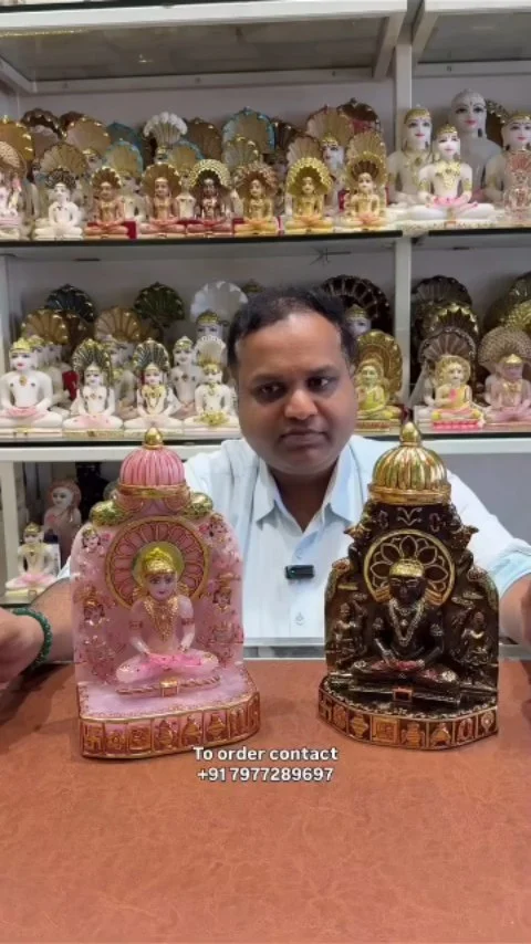 Two divine idols, two unique energies. ✨🙏

Pink Quartz Stone with Parikar for peace and positivity, and Tiger Eye Stone for strength and protection.

Which one would you choose for your home temple?

📍 Visit us at our stores in Charni Road or Vashi
📩 DM us to place your order.
🌐 www.swayambhustore.com

[swayambhu store, pink quartz idol, tiger eye stone idol, jain idol, home temple decor, spiritual gifts, religious idols, marble finish idol, devotional decor, pooja room essentials, divine craftsmanship, positive energy, sacred space, new arrivals, jainism]

#swayambhustore #godidols #spiritual #explore #reelviral