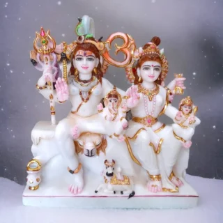 Swayambhu Shiv Pariwar Marble Idol
#shivji#bholenaath#marblemurtiarts