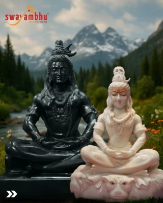 Not just idols. These are meditations carved in stone.
Every Shiv Murti tells a story of a sculptor’s devotion, 
of timeless design,of how silence takes shape.

From fierce expression to serene stillness,
each detail holds bhakti, not just beauty.
This is where aakar meets aadhyatma.
Welcome to the art of Swayambhu.

#SwayambhuMumbai #DivineInStone #MahadevWithin #KalaShiv #ShwetShiv #SacredCraftsmanship #IndianSpiritualArt #ShivMurti #CarvedDevotion
 #ShivaInEveryGrain #TempleCollectibles #ArtWithAatma #PoojaEssentials #MadeWithFaith #SanatanLegacy #MysticMurti #HandcraftedWithBhakti