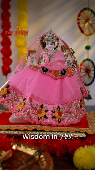 Siddhidatri Devi 🌸✨ is the goddess of divine wisdom and spiritual fulfillment the one who grants siddhis, blessings, and ultimate success. She completes Navratri by reminding us that true power lies in grace, love, and compassion.

Pink reflects affection, harmony, and enlightenment. Worshipping her brings balance to mind and heart, completing the journey of nine divine days.

🌺 End your Navratri with her sacred blessings bring home a Swayambhu murti, where every curve is carved in devotion.

#Navratri2025 #Siddhidatri #PinkDivinity #DivineWisdom #BlessingsAtHome #NavratriColors #PowerOfShakti #DeviBlessings #FestivalOfFaith #SacredCompletion #SwayambhuMurti #BringHerHome