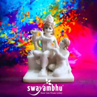 "Let the colors of Holi fill your heart with joy, just like Lord Krishna's playful spirit! Happy Krishna Holi! 🌈🎨 #KrishnaHoli #FestivalOfColors"